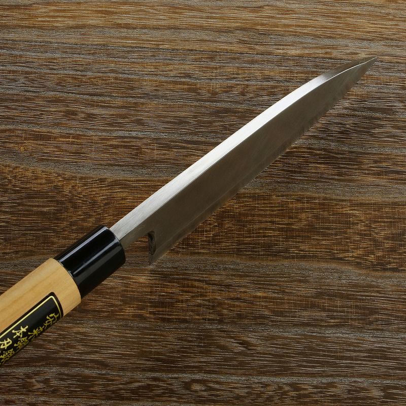 出刃包丁 片刃 165mm 銀三ステンレス 桜柄 一般家庭用