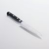 ペティナイフ 両刃 135mm 粉末ハイスR2 共口金付き 黒合板