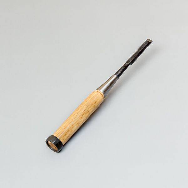 ねずみ 追入鑿 9mm 赤樫柄 播州三木 職人手造り | 厳選 刃物 道具の