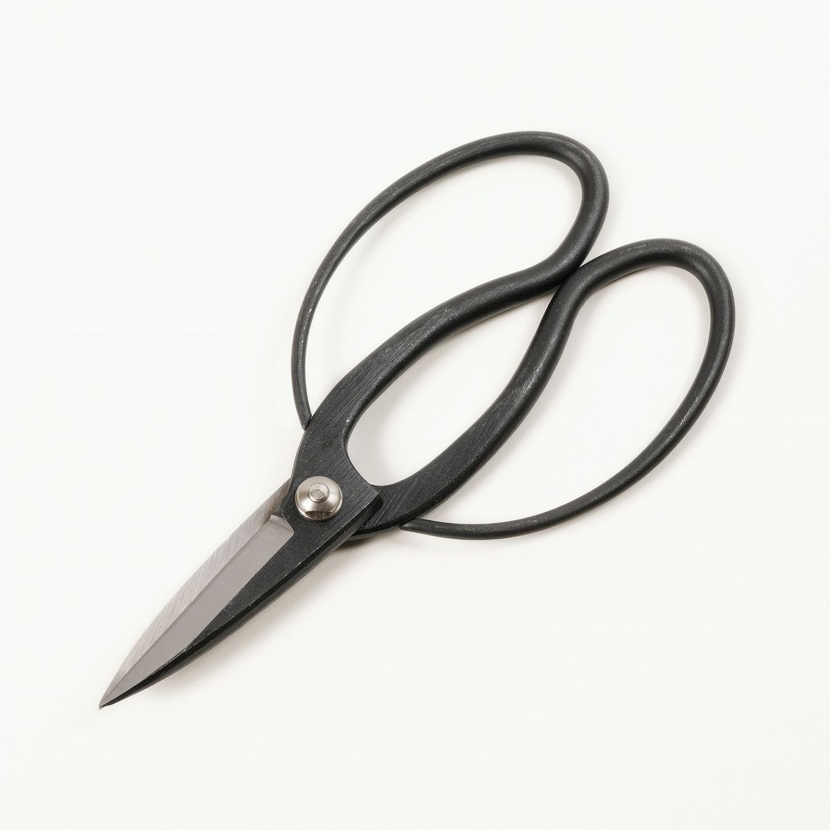 重勝 大久保鋏 長刃 200mm 青紙鋼 一般家庭向け 表