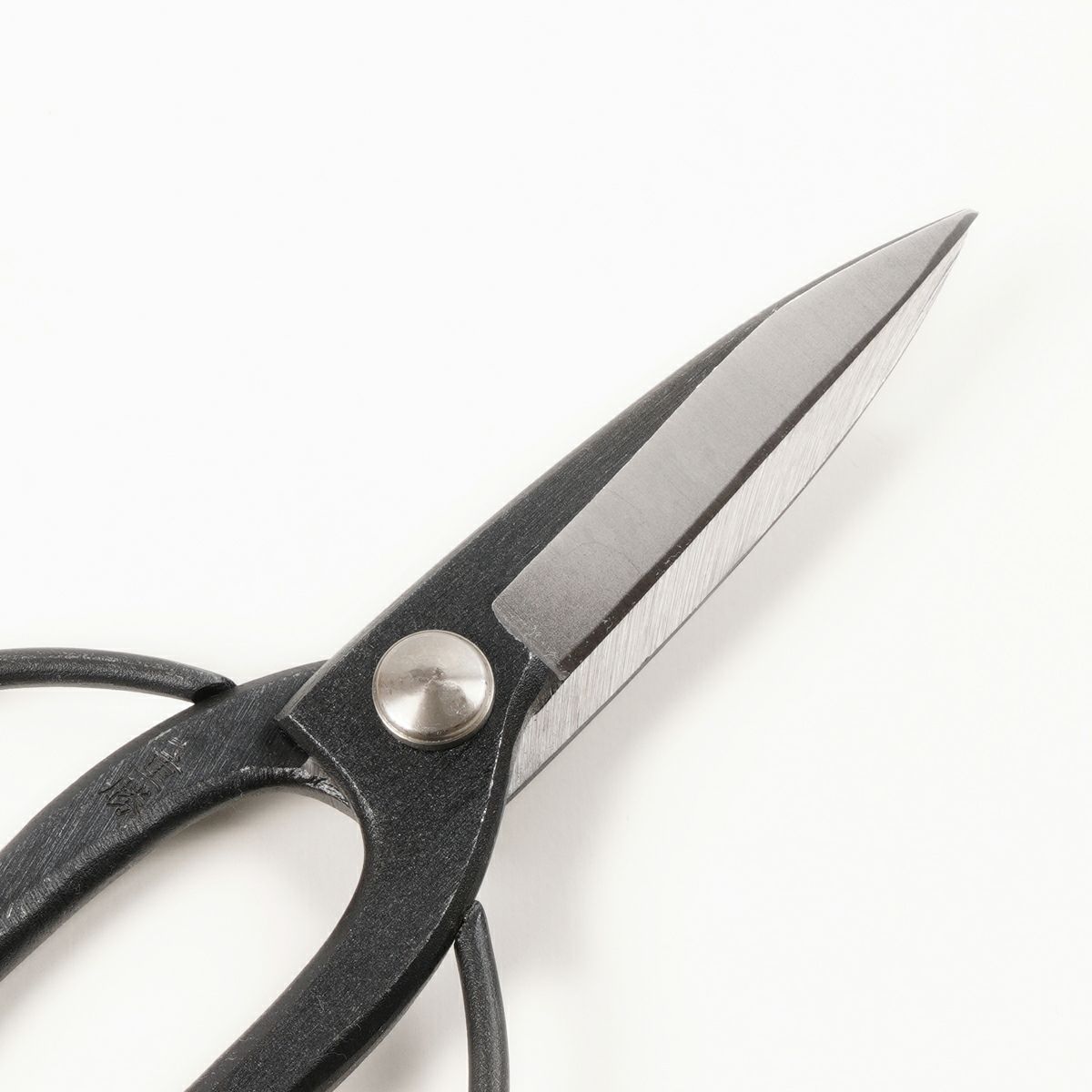 重勝 大久保鋏 長刃 200mm 青紙鋼 一般家庭向け 刃