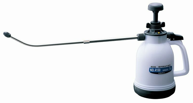 フルプラ プレッシャー式噴霧器 1L 伸縮ノズル シースルー No.4150 日本製