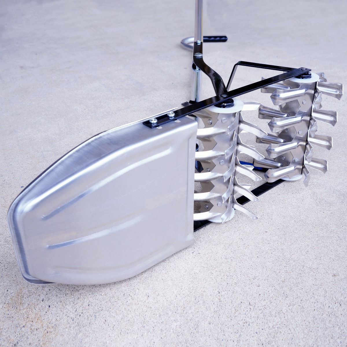 アルミ製 水田中耕除草機 一条押し AS-80