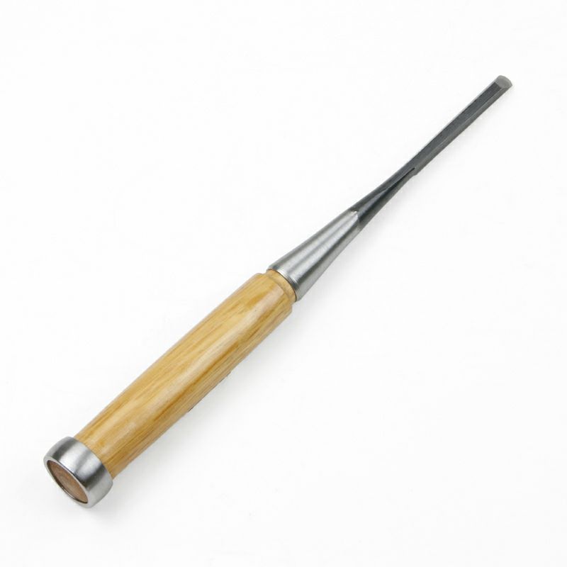 本職用 高級 裏丸追入鑿 6mm 白紙鋼 ほんまもんオリジナル 全体