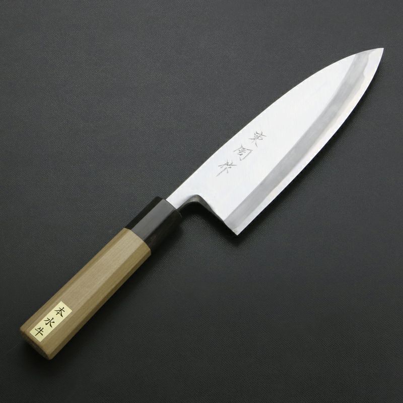 希少品切付包丁240mm 青紙スーパーダマスカス忠義鍛造土佐黒打