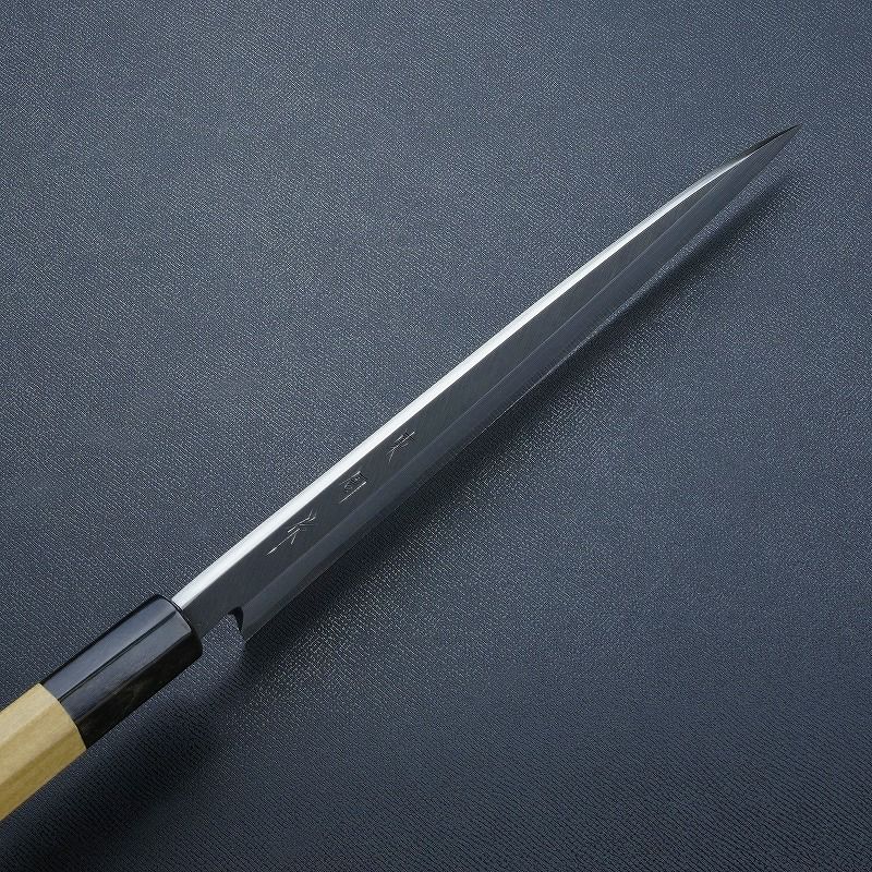 東周作 柳刃包丁 210mm 青紙2号鋼