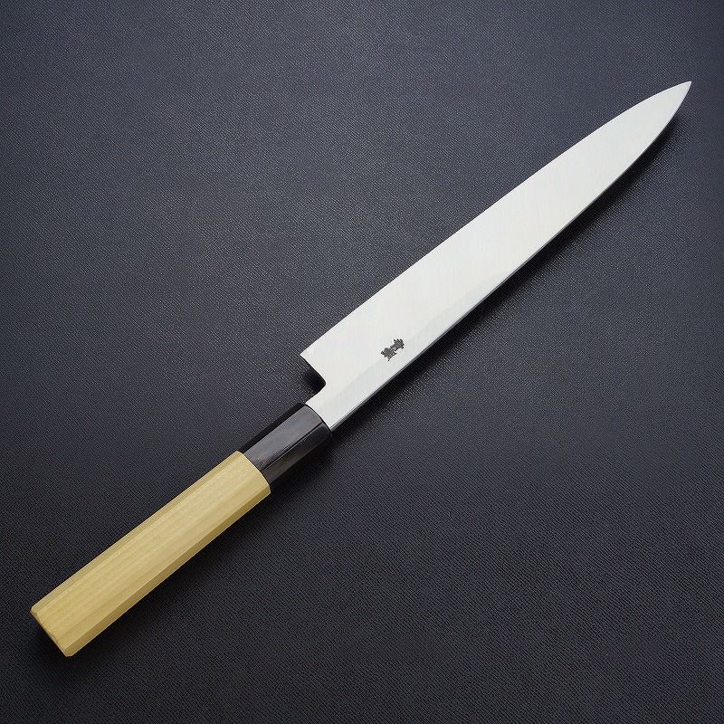 東周作 柳刃包丁 240mm 青紙2号鋼