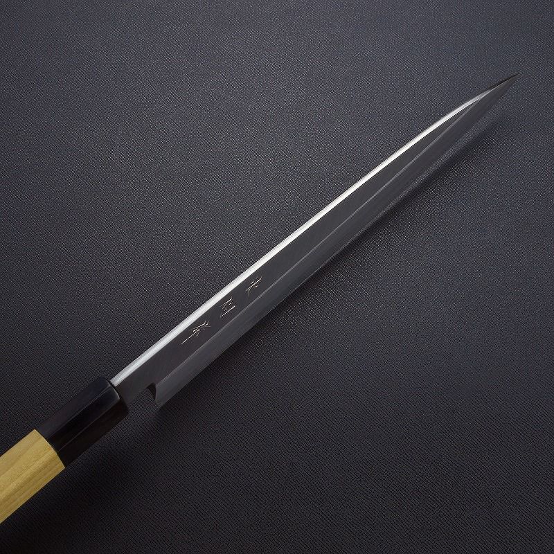 東周作 柳刃包丁 240mm 青紙2号鋼