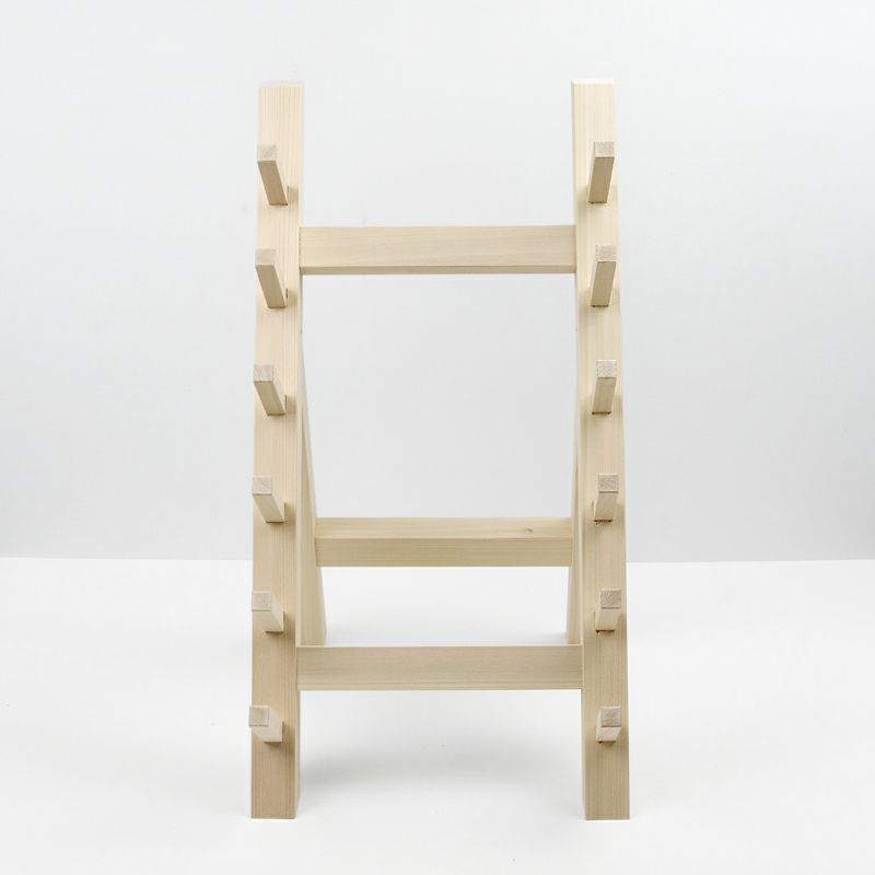 木製 包丁掛け 6段