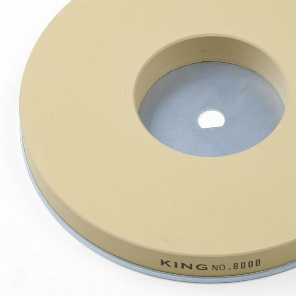 キング 丸砥石 #6000 仕上砥石 表