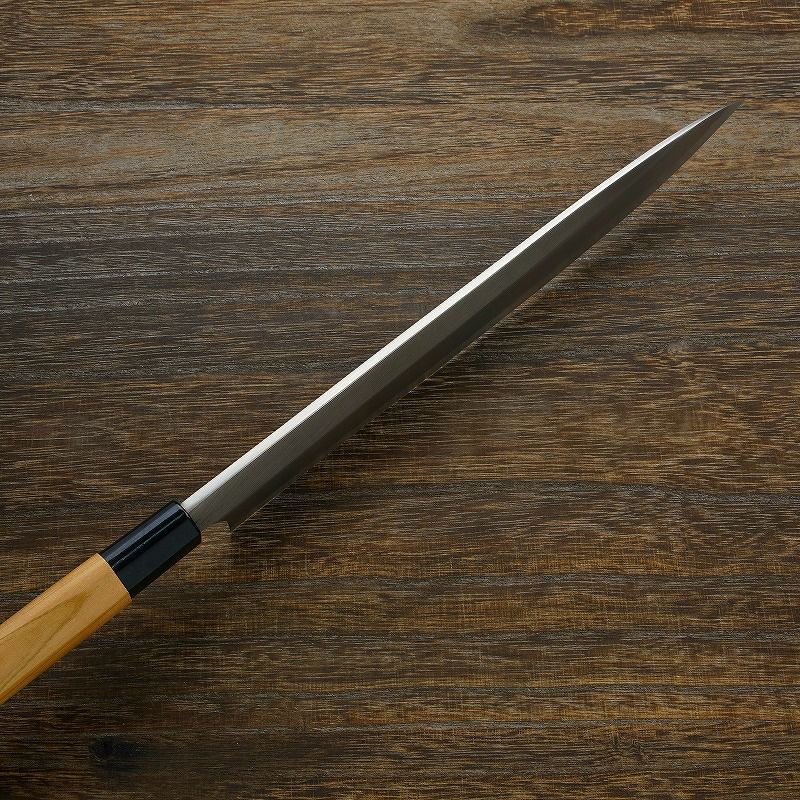 柳刃包丁 片刃 270mm 青紙2号 鋼付 桜柄