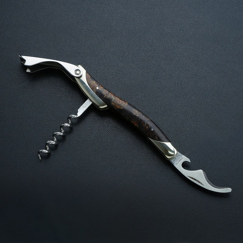 ATHRO アスロ ソムリエナイフ パールウッド ステンレスブレード シングルアクション