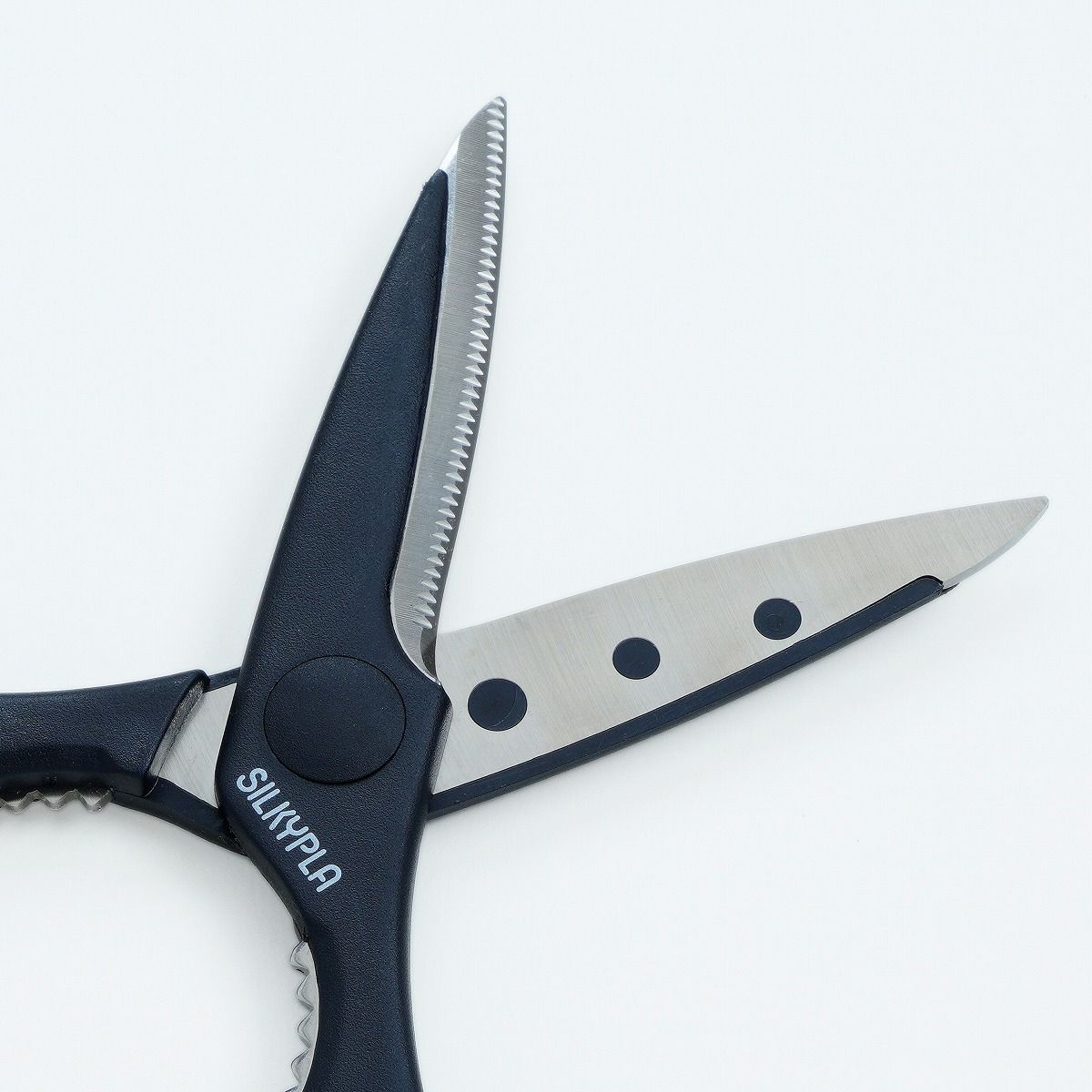 キッチンバサミ ステンレス製 黒 抗菌仕様