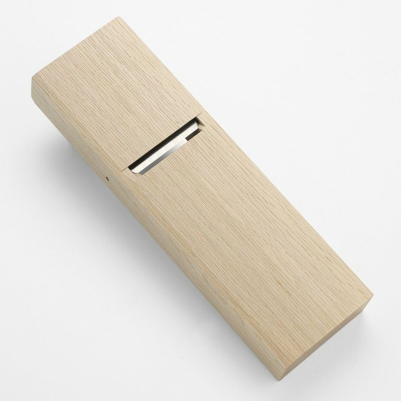 瑞運 小鉋 50mm 特殊粉末鋼（HAP40） 極軟鉄 白樫7寸台 ヒナ型 二枚鉋 裏出し不要