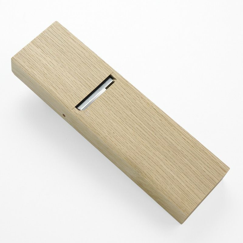 天山 小鉋 55mm 燕鋼 錬鉄 白樫8寸台 造作用 二枚鉋