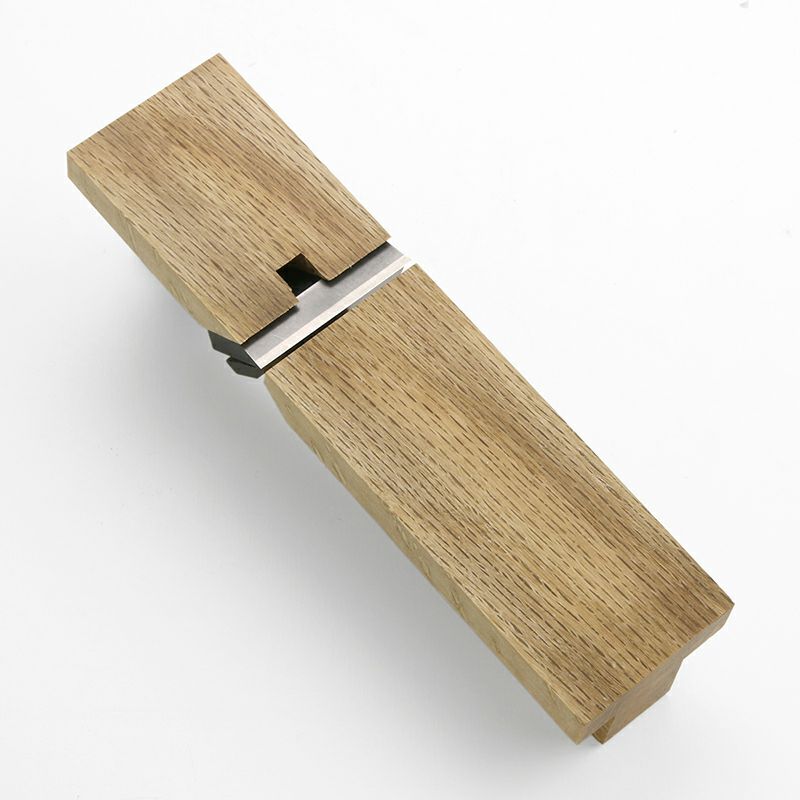 義峰 豆五徳鉋 48mm 青紙1号 極軟鉄 白樫6寸5分台