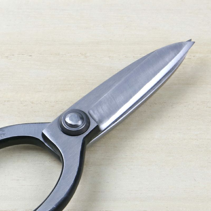 佐保 植木屋鋏 津島型 3寸刃 青紙鋼 カシメ止め 総手造り鍛造品 刃