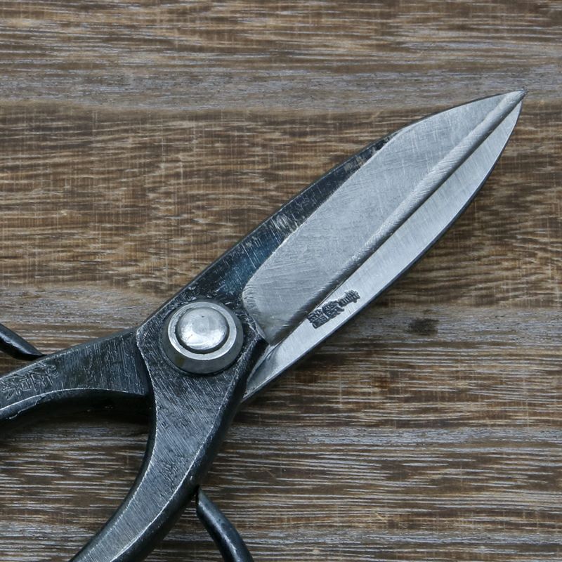 佐保 植木屋鋏 国重型 2寸8分刃 青紙鋼 カシメ止め 総手造り鍛造品 刃