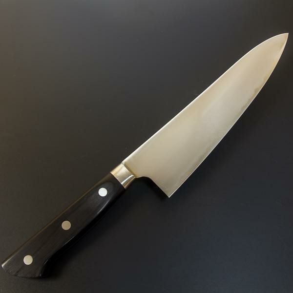 青燕 牛刀 両刃 210mm 青紙スーパー 割込み ステンレス 共口金付き