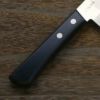 源 清兼 菜切り包丁 両刃 165mm 白紙2号 DP割込み ステンレス 薄刃仕上げ 黒合板柄