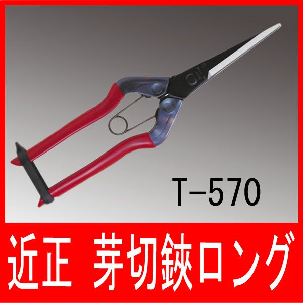 近正 芽切鋏 ロング T-570 芽切ばさみ ガーデニング 園芸鋏 | 厳選 刃物 道具の専門店 ほんまもん 本店