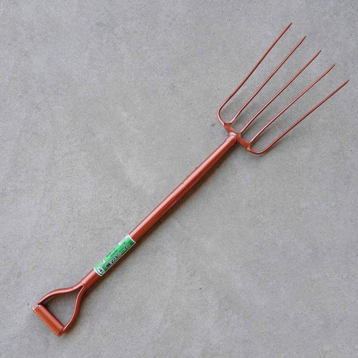 超軽量アルミ柄 楽だホーク 農作業 畜産用 5本爪 フォーク