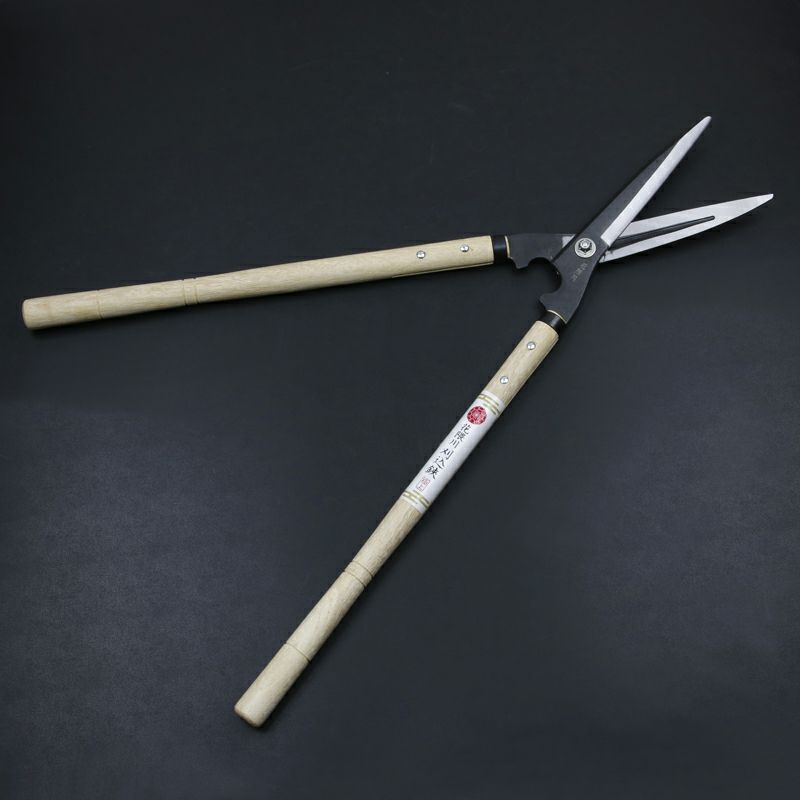 花隈川 刈込鋏 180mm 白紙鋼 鋼付 全体