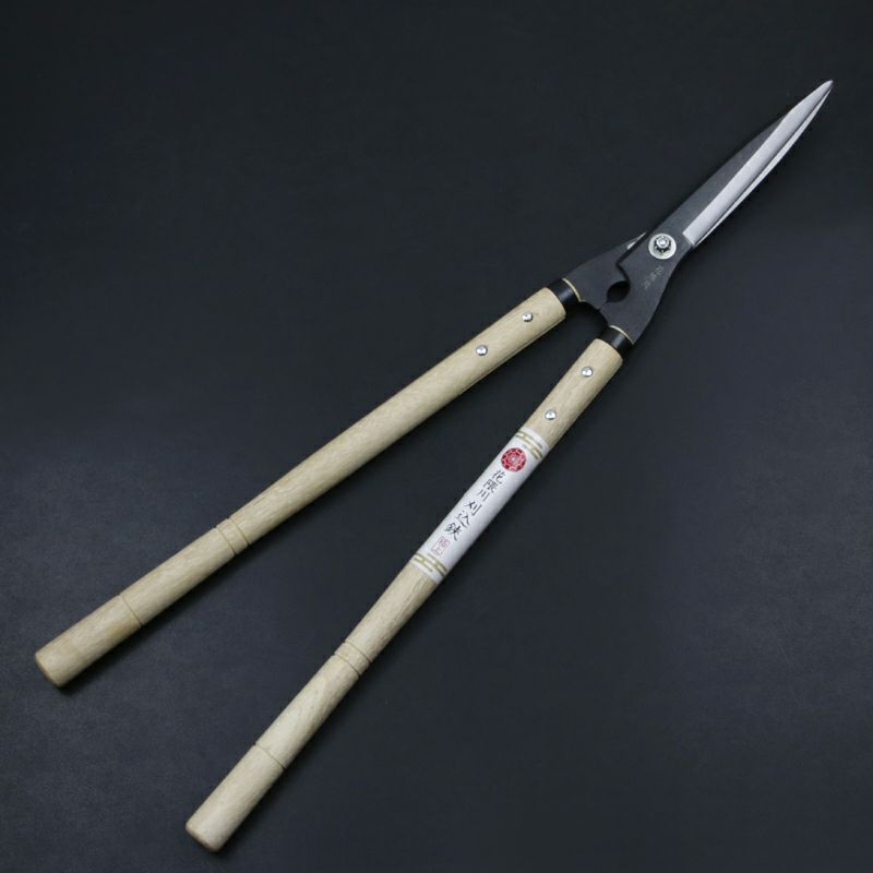 花隈川 刈込鋏 180mm 白紙鋼 鋼付 表