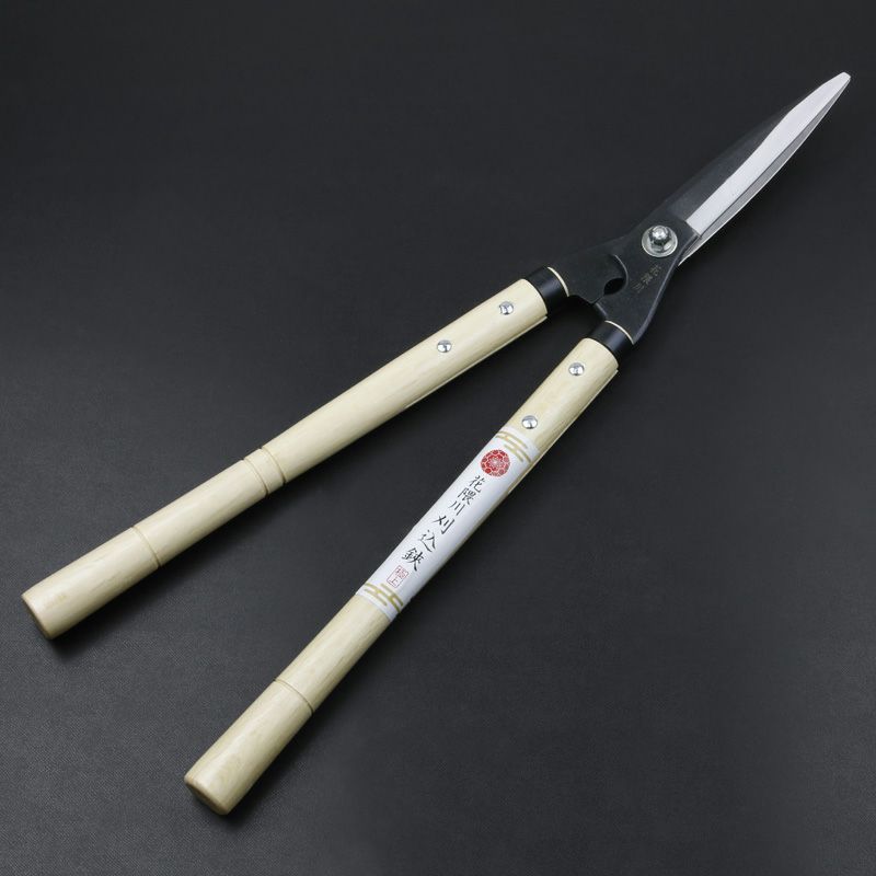 花隈川 刈込鋏 150mm 白紙鋼 鋼付 表