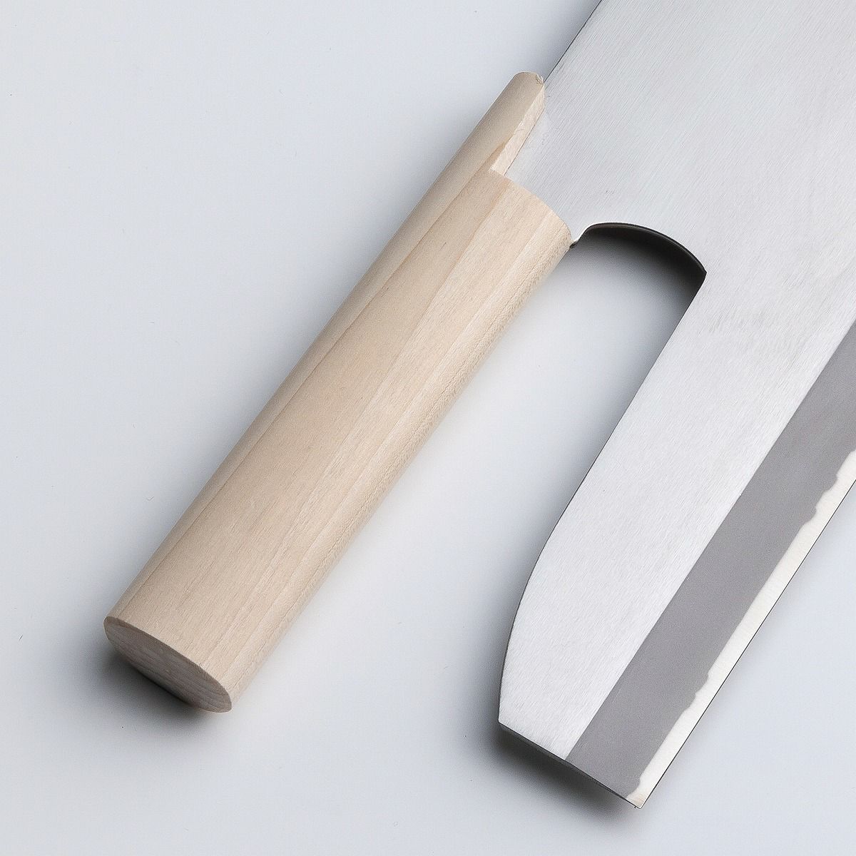 高級ステンレス麺切包丁270mm 柄