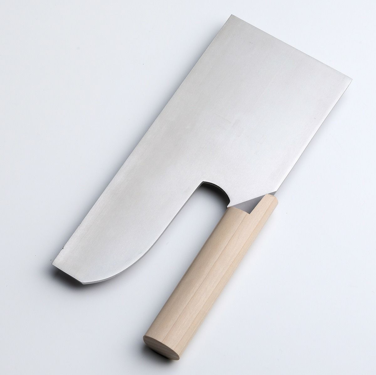 高級ステンレス麺切包丁300mm 裏