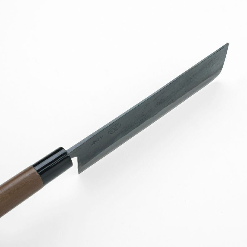 菜切包丁165 最高峰 青紙スーパー 鍛造黒打両刃
