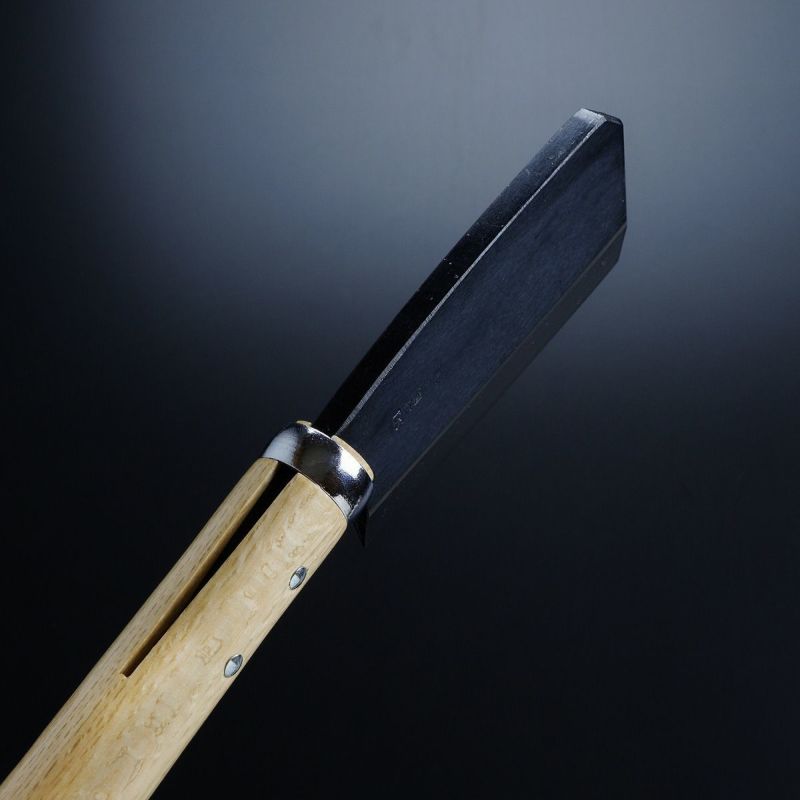 東型 厚鉈 両刃 135mm 黒打ち仕上げ 刃当てカバー付き | 厳選 刃物 道具の専門店 ほんまもん 本店