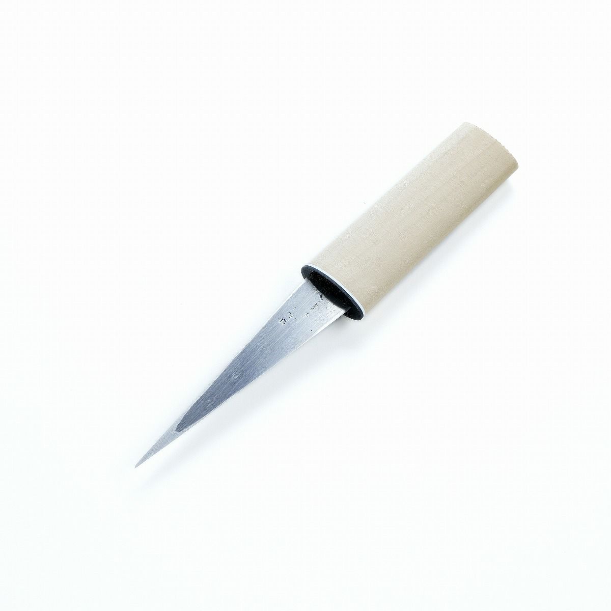 美貴久 繰小刀 105mm 槌目 片刃 右利き用 木鞘付き