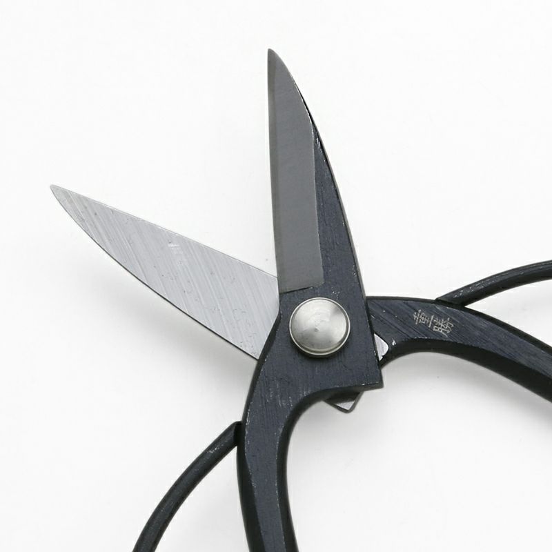 重勝 大久保鋏 180mm 青紙鋼 左利き用 一般家庭向け 刃開き