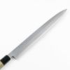 匠元兼 柳刃包丁 片刃 300mm 白紙1号 付け鋼 水牛八角柄 木鞘付 極上品 刃先