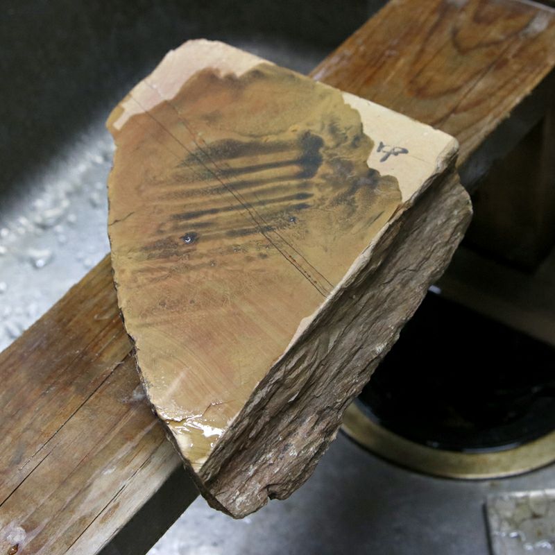 京都天然砥石 中山 赤ピン4 仕上げ砥石