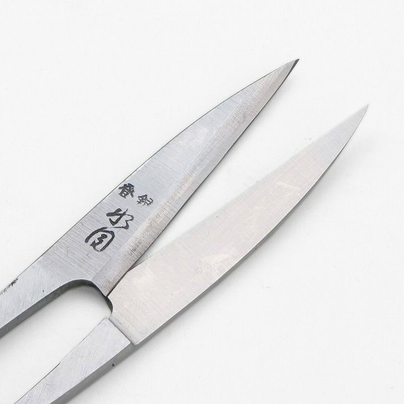 水月 握り鋏 105mm 反り刃 手打ち鍛造品