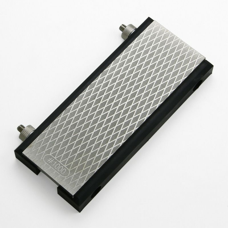 アイウッド 両面電着ダイヤモンド砥石 ＃300＆＃1000 ゴム砥石台付