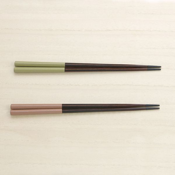 えちぜん箸 夫婦箸 五角箸先乾漆