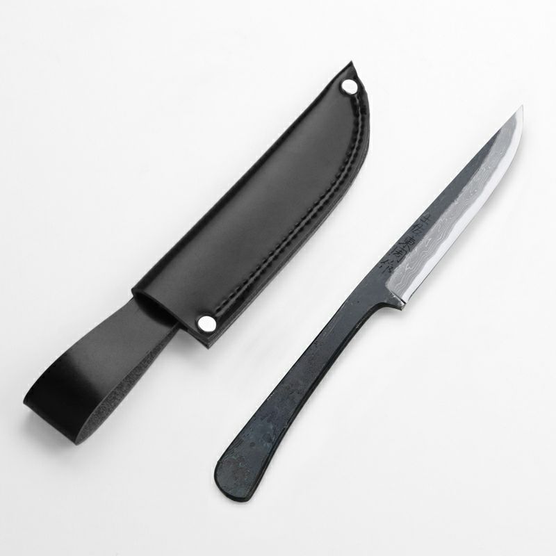 東周作共柄剣鉈ダマスカス130mm