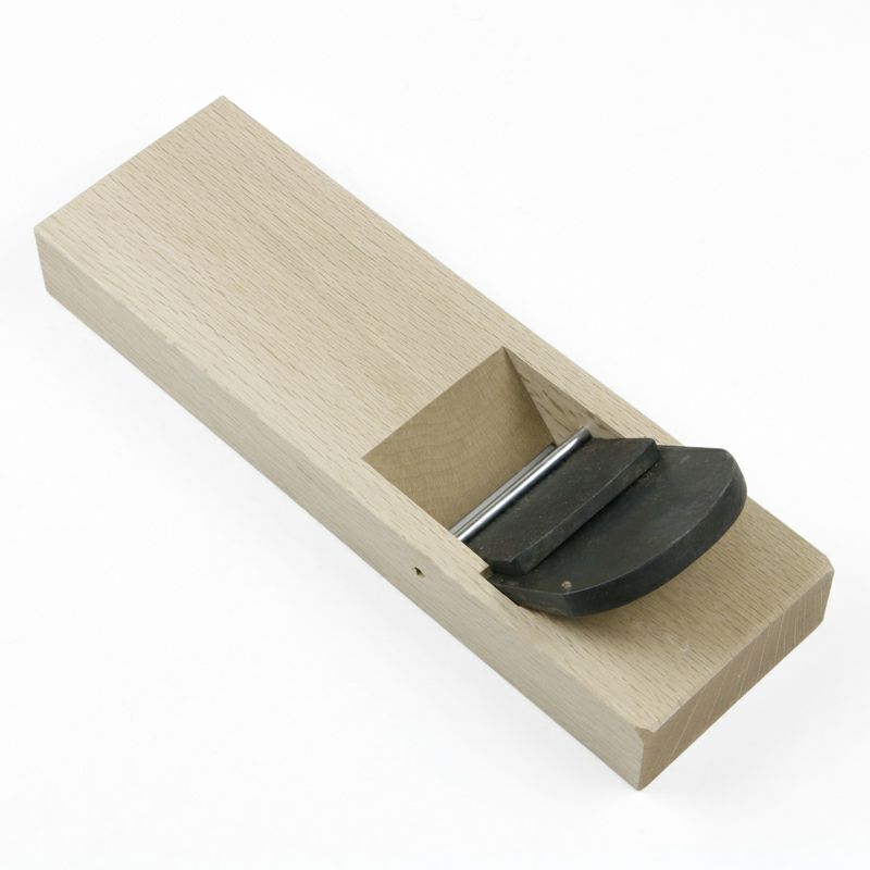 も作 大鉋 二寸 白樫尺台 二枚鉋 表