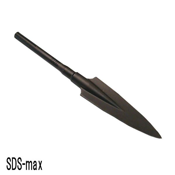 ラクダ SDS-max 電動ハンマー用 ツルハシスコップ 18Φ×400mm