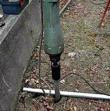 ラクダ 単管打込アダプター B型 17H×355mm 内径50Φ