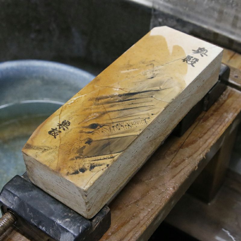 京都 天然砥石 奥殿 巣板9 砥ぎ汁