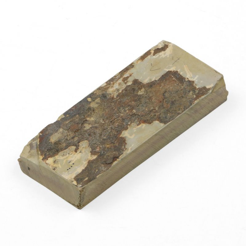 京都 天然砥石 中山 戸前 赤ピン1 仕上げ砥石 裏