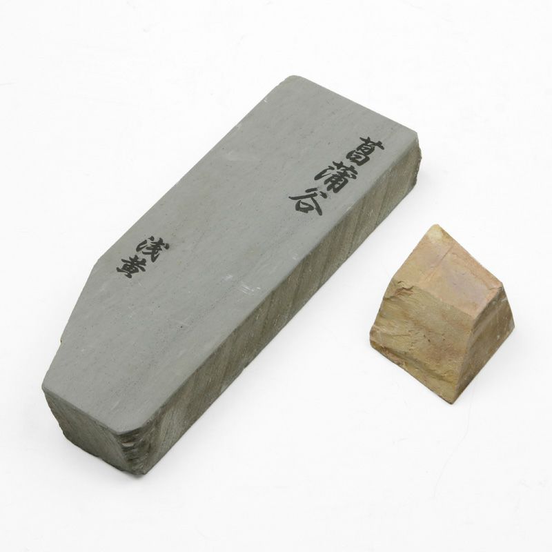京都 天然砥石 菖蒲谷 水浅黄2 仕上げ砥石 全体