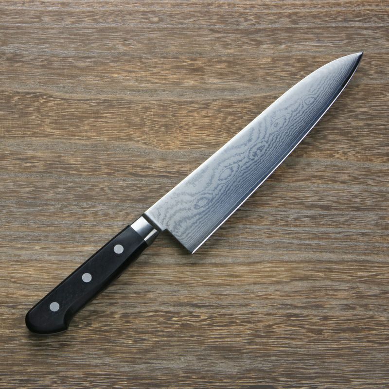 牛刀 両刃 210mm V金10号 ステンレス ダマスカス模様