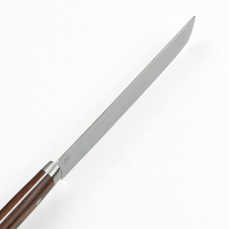 白鷺の華 菜切包丁 両刃 165mm 口金付き 積層合板柄 斜め