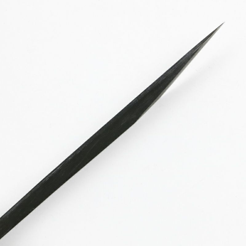 昭三作 接木小刀 24mm 片刃 黒打ち仕上げ 直型 右利き用 峰
